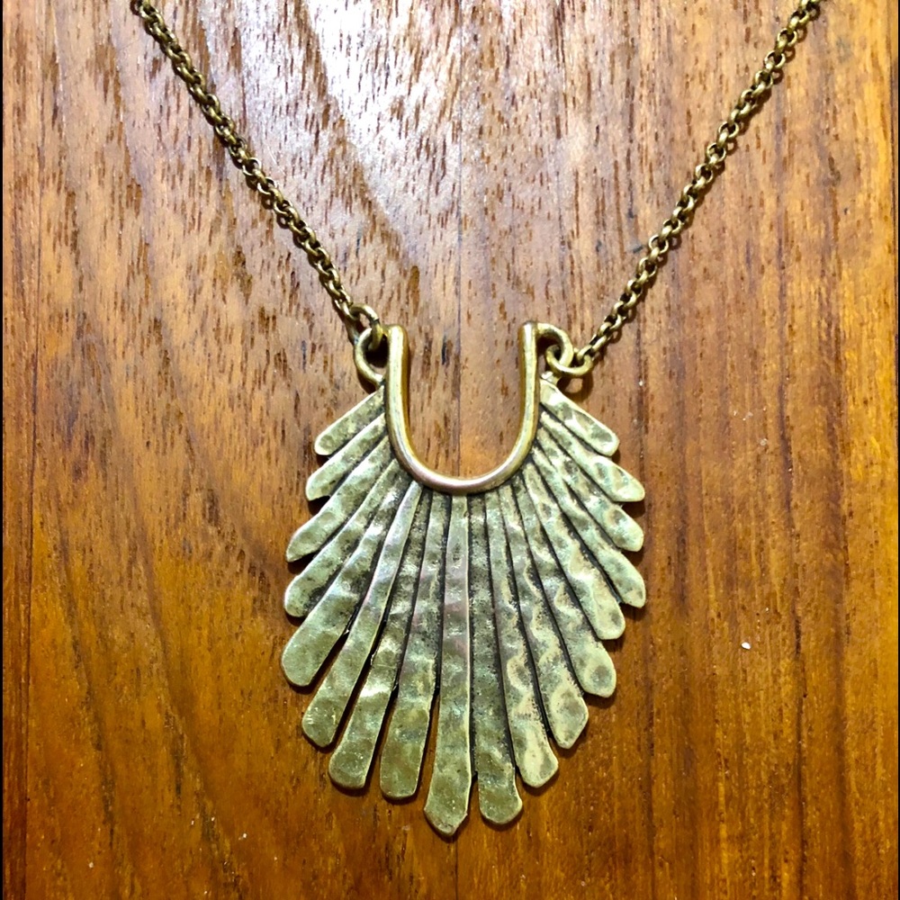 Lucky Brand Gold Pendant Necklace